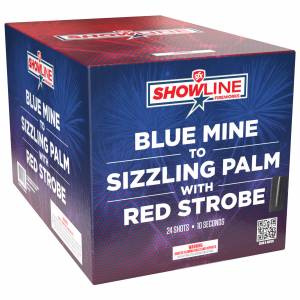 Blue Mine to Sizzling Palm with Red Strobe